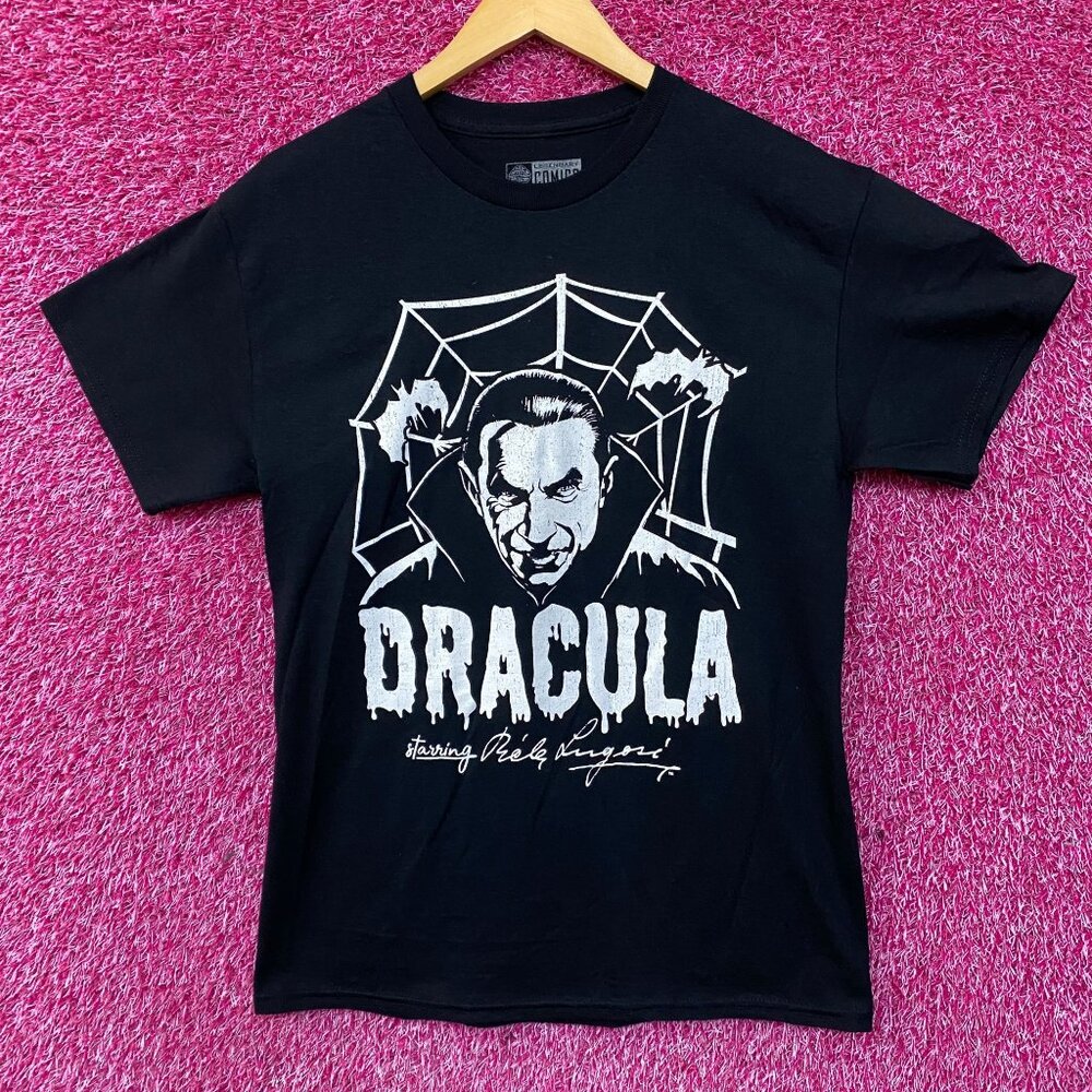 Bela Lugosi Dracula Spiders Web Graphic T-Shirt Medium